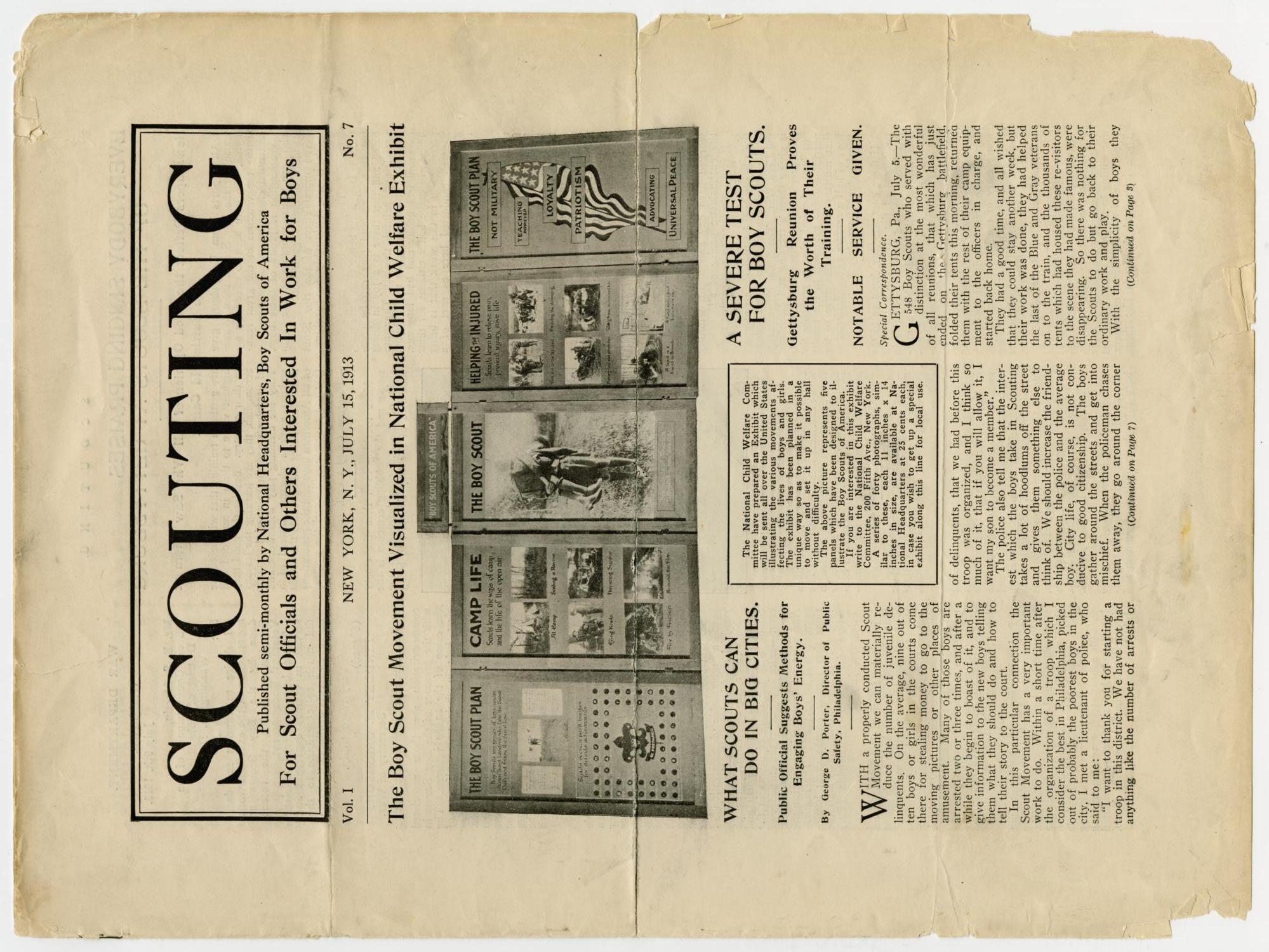 Scouting, Volume 1, Number 7, July 15, 1913
                                                
                                                    1
                                                