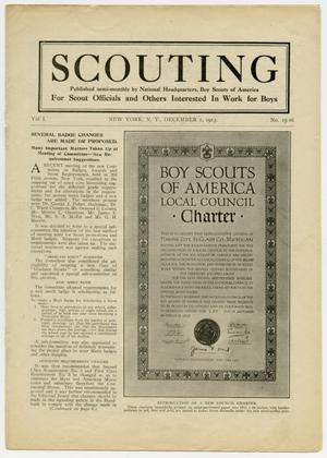 Primary view of object titled 'Scouting, Volume 1, Number [15], December 1, 1913'.