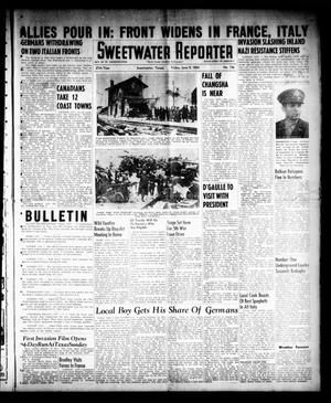 Primary view of object titled 'Sweetwater Reporter (Sweetwater, Tex.), Vol. 47, No. 136, Ed. 1 Friday, June 9, 1944'.