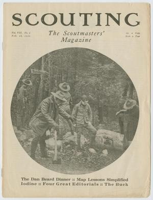 Primary view of Scouting, Volume 8, Number 5, February 1920