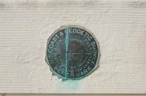 Primary view of object titled 'Milam County Courthouse, U.S. Coast & Geodetic Survey Benchmark'.