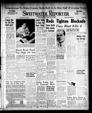 Primary view of object titled 'Sweetwater Reporter (Sweetwater, Tex.), Vol. 51, No. 250, Ed. 1 Tuesday, October 19, 1948'.