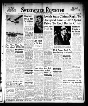 Primary view of object titled 'Sweetwater Reporter (Sweetwater, Tex.), Vol. 51, No. 268, Ed. 1 Tuesday, November 9, 1948'.