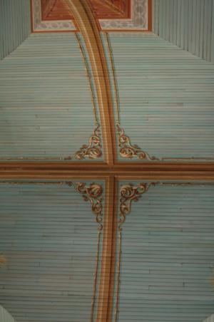 Primary view of object titled 'St. Mary's Church of the Assumption, interior ceiling detail'.