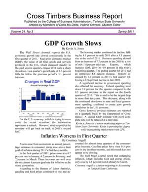 Primary view of object titled 'Cross Timbers Business Report, Volume 24, Number 3, Spring 2011'.