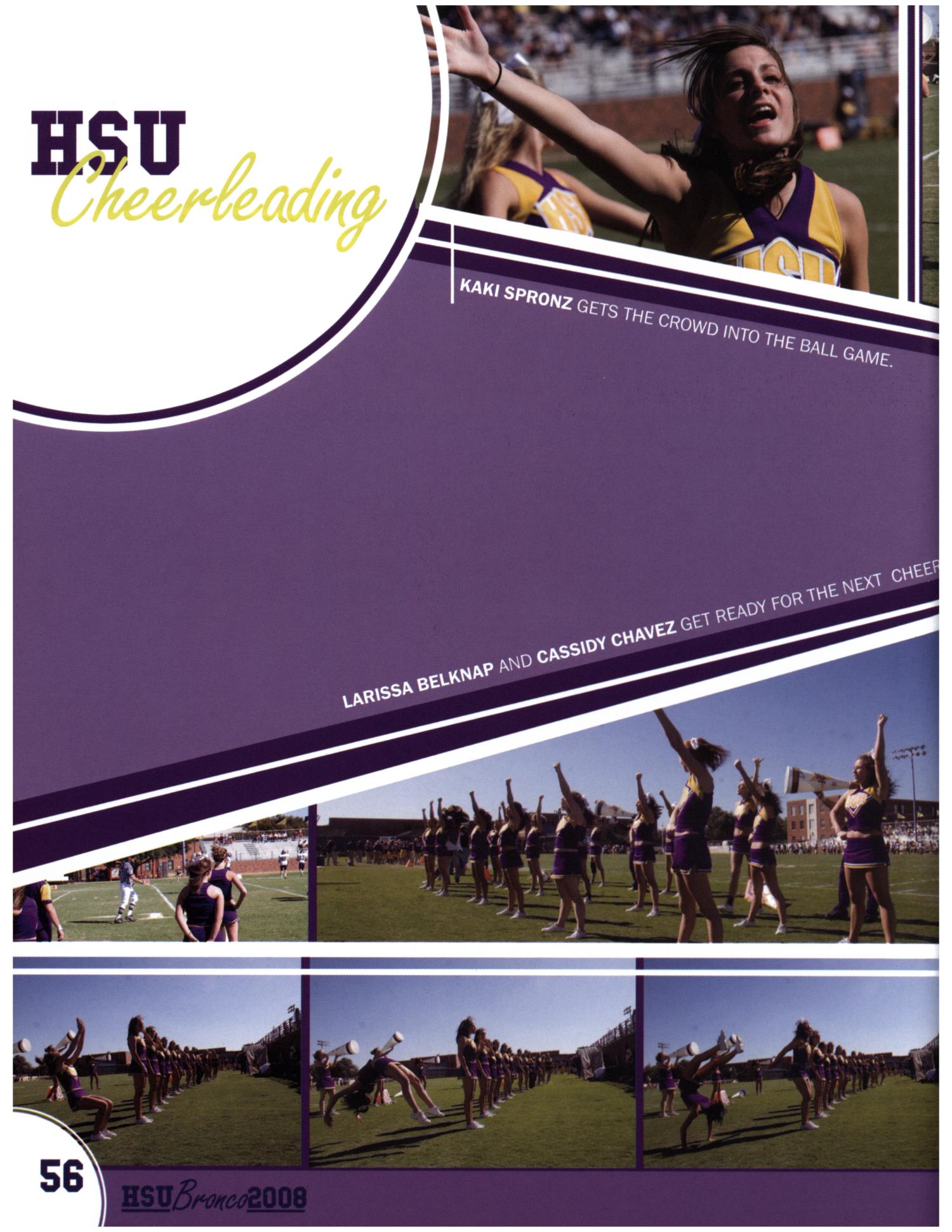 The Bronco, Yearbook of Hardin-Simmons University, 2008
                                                
                                                    56
                                                