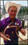 Photograph: [Bob Ramsey Holding Antlers]