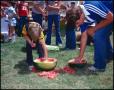 Photograph: [Preparation for Watermelon Seed Spitting Contest]