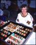 Photograph: [Dorothy Williams Selling Pysanky Easter Eggs]