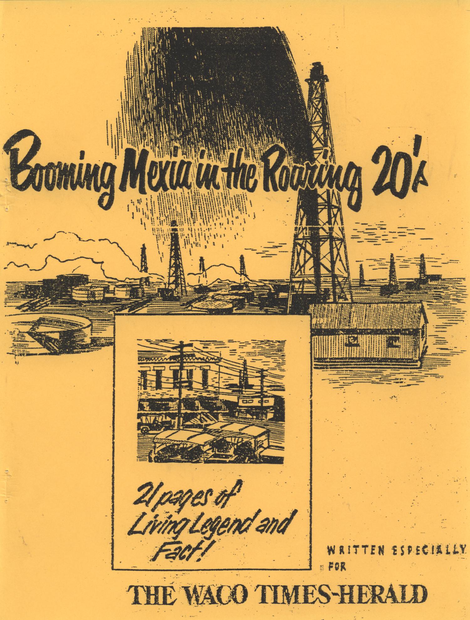 Booming Mexia in the Roaring 20's
                                                
                                                    Front Cover
                                                