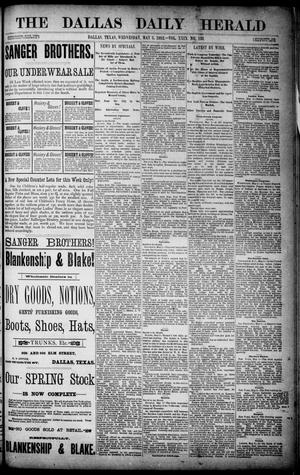 Primary view of object titled 'The Dallas Daily Herald. (Dallas, Tex.), Vol. 29, No. 133, Ed. 1 Wednesday, May 3, 1882'.