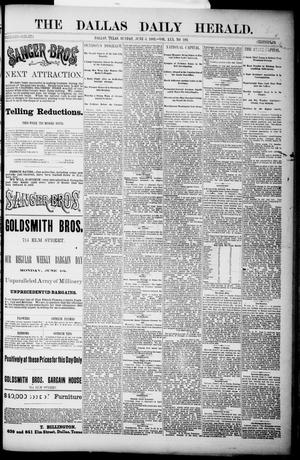 Primary view of object titled 'The Dallas Daily Herald. (Dallas, Tex.), Vol. 30, No. 192, Ed. 1 Sunday, June 3, 1883'.