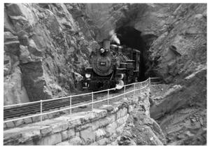 Primary view of object titled '[Engine 183 above the Toltec Gorge]'.