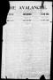 Newspaper: The Avalanche. (Lubbock, Texas), No. 37, Ed. 1 Thursday, April 1, 1909