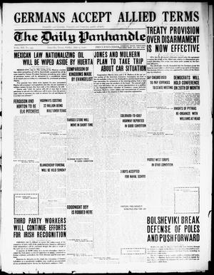 Primary view of object titled 'The Daily Panhandle. (Amarillo, Texas), Vol. 12, No. 243, Ed. 1 Friday, July 9, 1920'.