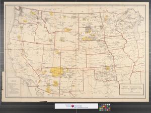 Primary view of object titled 'Indian reservations west of the Mississippi River, 1919.'.