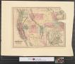 Primary view of Map of the territories & Pacific states : to accompany "Across the Continent" by Samuel Bowles.