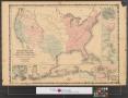 Map: Johnson's new military map of the United States showing the forts, mi…