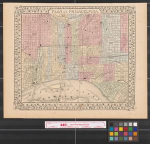 Primary view of object titled 'Plan of Philadelphia.'.