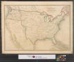 Map: The United States : & the relative position of the Oregon & Texas.