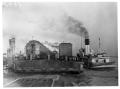 Thumbnail image of item number 1 in: '[Ferry Barge and Passenger Train in New Orleans]'.