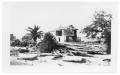 Primary view of [Photograph of Seaside Hotel and Debris]