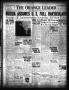 Thumbnail image of item number 1 in: 'The Orange Leader (Orange, Tex.), Vol. 26, No. 252, Ed. 1 Wednesday, October 25, 1939'.