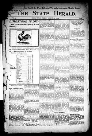 Primary view of object titled 'The State Herald (Mexia, Tex.), Vol. 3, No. 30, Ed. 1 Friday, August 1, 1902'.