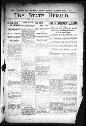 Primary view of The State Herald (Mexia, Tex.), Vol. 5, No. 8, Ed. 1 Thursday, February 25, 1904