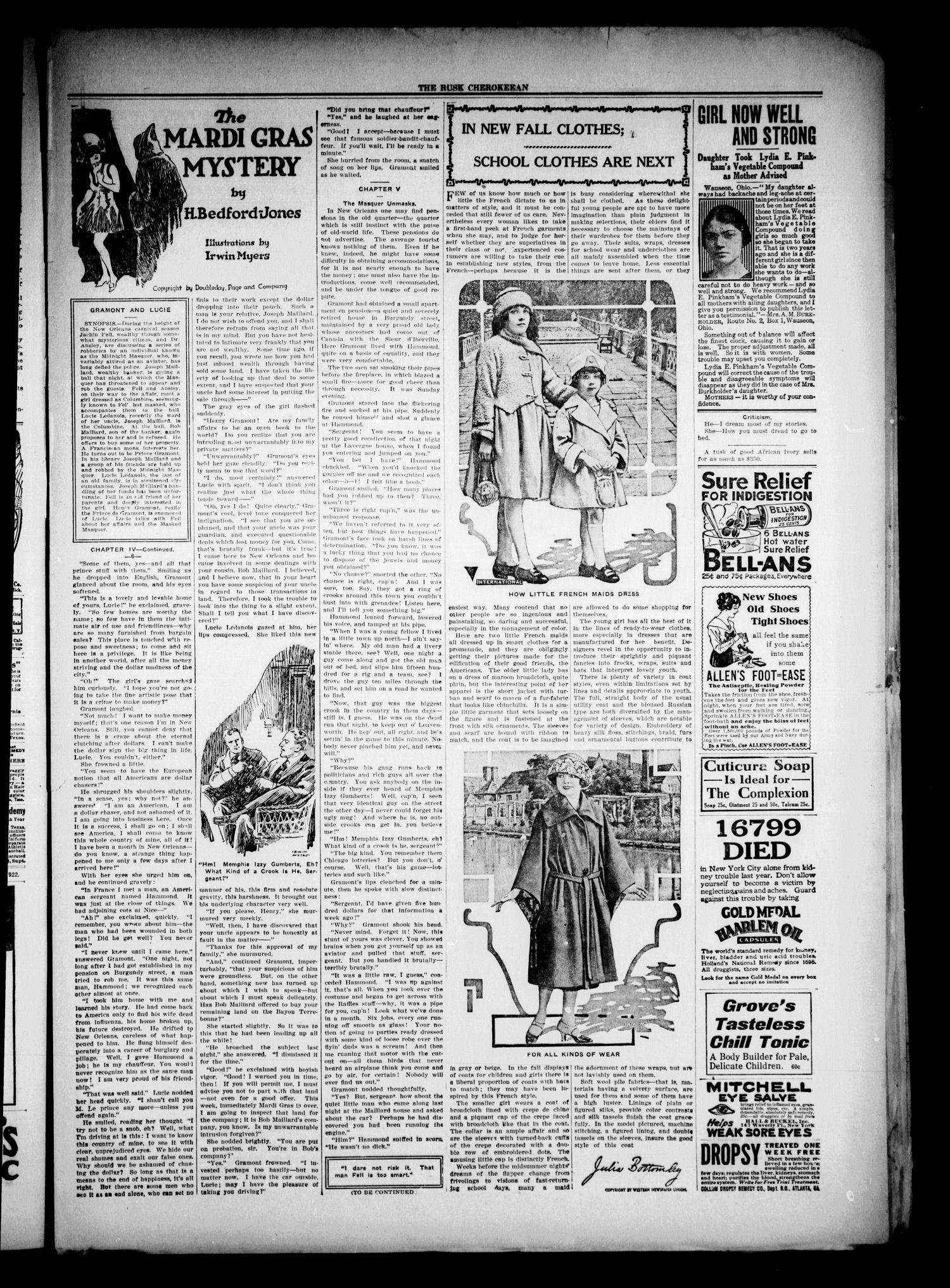 The Rusk Cherokeean (Rusk, Tex.), Vol. 4, No. 5, Ed. 1 Friday, August 4, 1922
                                                
                                                    [Sequence #]: 3 of 10
                                                
