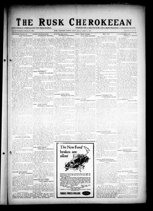 Primary view of object titled 'The Rusk Cherokeean (Rusk, Tex.), Vol. 10, No. 42, Ed. 1 Friday, April 19, 1929'.