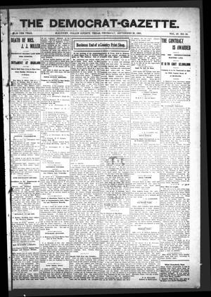 Primary view of object titled 'The Democrat-Gazette (McKinney, Tex.), Vol. 23, No. 34, Ed. 1 Thursday, September 20, 1906'.