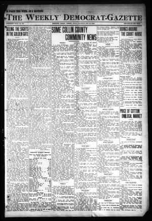 Primary view of object titled 'The Weekly Democrat-Gazette (McKinney, Tex.), Vol. 30, No. 36, Ed. 1 Thursday, October 10, 1912'.