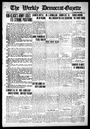 Primary view of object titled 'The Weekly Democrat-Gazette (McKinney, Tex.), Vol. 31, No. 34, Ed. 1 Thursday, October 1, 1914'.