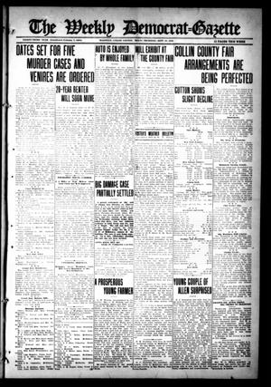 Primary view of object titled 'The Weekly Democrat-Gazette (McKinney, Tex.), Vol. 33, Ed. 1 Thursday, September 28, 1916'.