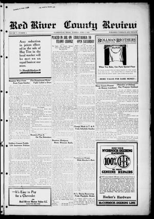 Primary view of object titled 'Red River County Review (Clarksville, Tex.), Vol. 5, No. 4, Ed. 1 Tuesday, June 9, 1925'.