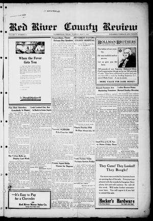 Primary view of object titled 'Red River County Review (Clarksville, Tex.), Vol. 5, No. 12, Ed. 1 Tuesday, July 7, 1925'.
