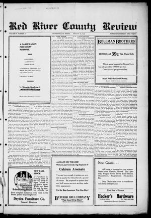 Primary view of object titled 'Red River County Review (Clarksville, Tex.), Vol. 5, No. 24, Ed. 1 Tuesday, August 18, 1925'.