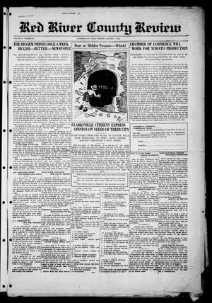 Primary view of object titled 'Red River County Review (Clarksville, Tex.), Vol. 5, No. 63, Ed. 1 Friday, January 1, 1926'.