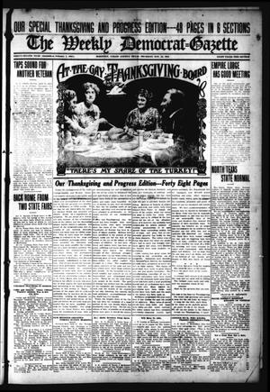 Primary view of object titled 'The Weekly Democrat-Gazette (McKinney, Tex.), Vol. 32, Ed. 1 Thursday, November 25, 1915'.