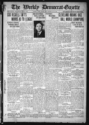 Primary view of object titled 'The Weekly Democrat-Gazette (McKinney, Tex.), Vol. 37, Ed. 1 Thursday, October 14, 1920'.