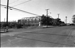 Primary view of object titled '[The Demolition of the Convention Hall, 2 of 5:  From a Block Away]'.