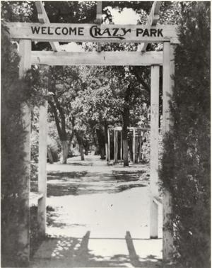 Primary view of object titled '"Welcome to Crazy Park"'.