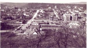 Primary view of object titled '[Downtown Mineral Wells, Texas :  January 11, 1919]'.