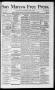 Newspaper: San Marcos Free Press. (San Marcos, Tex.), Vol. 7, No. 20, Ed. 1 Satu…
