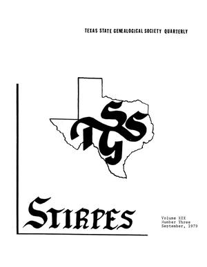 Primary view of object titled 'Stirpes, Volume 19, Number 3, September 1979'.