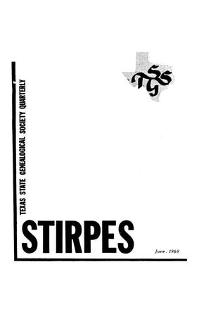 Primary view of object titled 'Stirpes, Volume 8, Number 2, June 1968'.