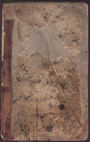 Primary view of object titled 'Journal. W.P. Huff, San Felipe de Austin, February 22, 1840'.