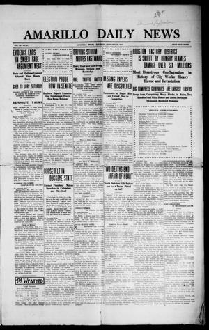Primary view of object titled 'Amarillo Daily News (Amarillo, Tex.), Vol. 3, No. 95, Ed. 1 Thursday, February 22, 1912'.