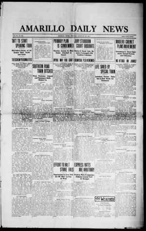 Primary view of object titled 'Amarillo Daily News (Amarillo, Tex.), Vol. 3, No. 101, Ed. 1 Thursday, February 29, 1912'.